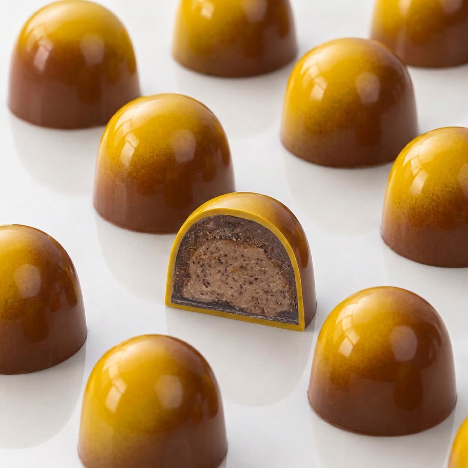 Emirati Coffee Dates Bonbon — Chocolate Dipped Dates